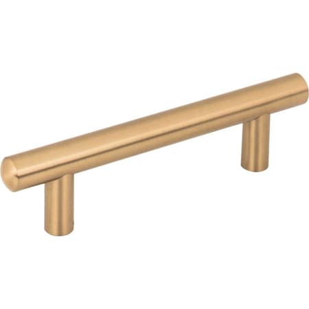Jeffrey Alexander 96 mm Center-to-Center Satin Bronze Key West Cabinet Bar Pull 146SBZ